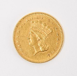 1857 One Dollar Gold Piece