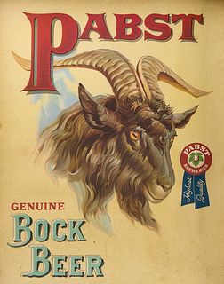 Pabst Genuine Bock Beer Poster