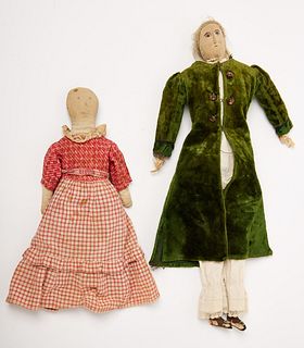 Two Cloth Dolls