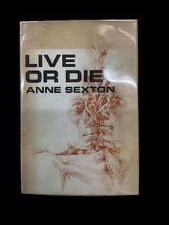 Live or Die Anne Sexton First Edition 1966 Pulitzer Prize Winner