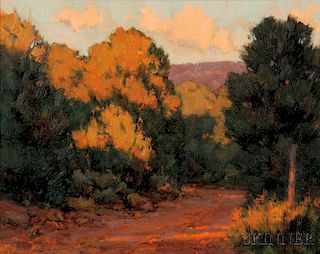 David Ballew (American, b. 1955)      Road to the Foothills ,  Taos, New Mexico
