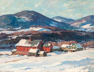 Aldro Thompson Hibbard (American, 1886-1972)      Farm in Winter