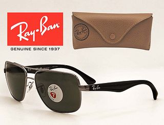 Ray-Ban RB3483 Polarized Gunmetal/Black Sunglasses