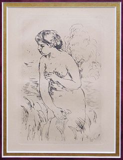 Pierre-Auguste Renoir:  Baigneuse Debout