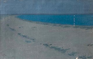 Hermann Dudley Murphy (American, 1867-1945)      The Beach at Night