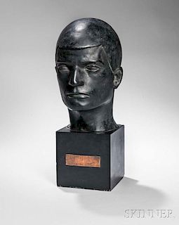 Maurice Sterne (American, 1878-1957)      Head of a Bomb Thrower