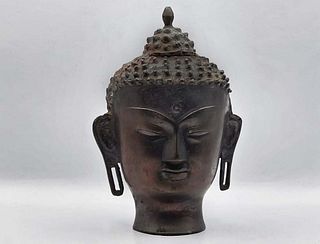 Figurine Buddha Head Statue, Made In India