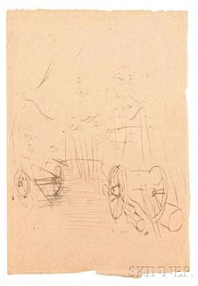 Raoul Dufy (French, 1877-1953)      Paysage à la Charette