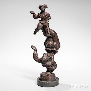 Chaim Gross (American, 1904-1991)      Acrobats