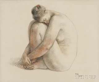 Francisco Zúñiga (Mexican, 1912-1998)      Desnudo sentado