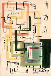 Joel Beck (American, 1943-1999)      Abstraction