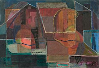 Pleasant Ray McIntosh (American, 1897-1985)      Metropolitan Abstraction