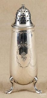 Brand Heir Co. sterling silver shaker, 6 1/2'' h., 4.2 ozt.