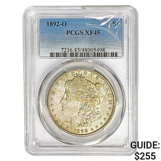 1892-O Morgan Silver Dollar PCGS XF45