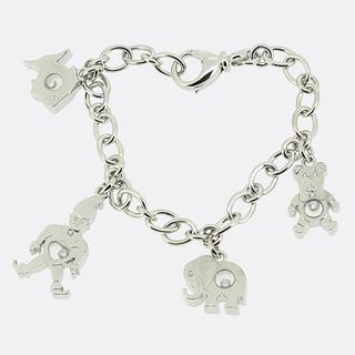 Chopard Diamond Charm Bracelet