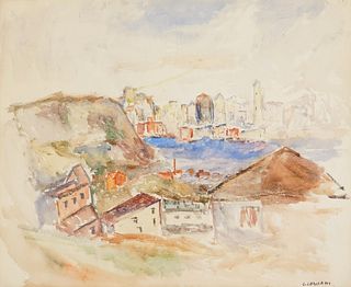 George Constant (American, 1892-1978) watercolor