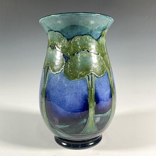 William Moorcroft Pottery Moonlit Blue Vase