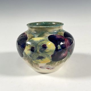 William Moorcroft Pottery Small Pansy Vase