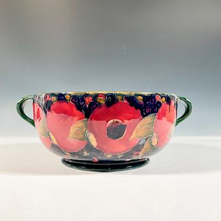 William Moorcroft Pottery Large Twin Handled Bowl, Pomegranate
