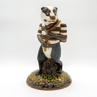 Andrew Hull Pottery Stoneware Figure, Stop Thief Badger
