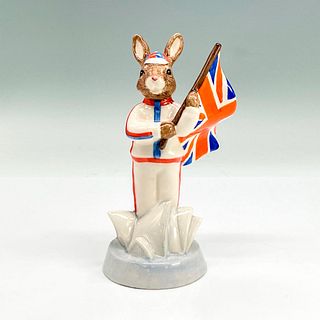 Royal Doulton Bunnykins Prototype Colorway Figurine, England Athlete
