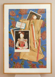 Phyllis Sloane (American, 1921-2009) watercolor