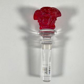 Rosenthal Versace Red Glass Medusa Stopper