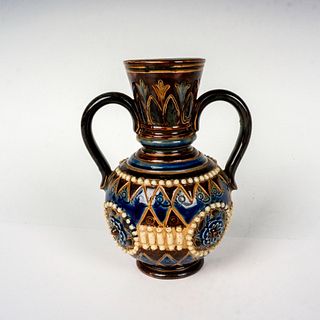 Doulton Lambeth Art Nouveau Twin Handle Vase