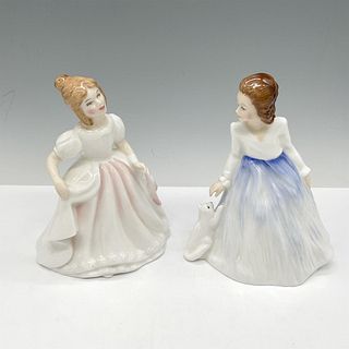 Amanda - HN2996, HN3058 - 2pc Royal Doulton Figurines