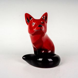 Royal Doulton Flambe Figurine, Seated Fox