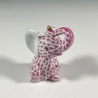 Herend Porcelain Figurine, Baby Elephant