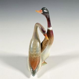 Herend Porcelain Figurine, Pair of Ducks