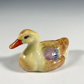 Herend Porcelain Figurine, Yellow Duck