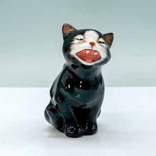 Royal Doulton Cat Figurine, Lucky Black Cat K12