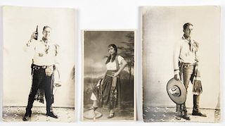 3 Vintage Mexican Silver Gelatin Photographs, c. 1930