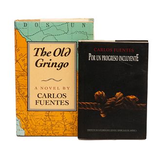 Ejemplares firmados por Carlos Fuentes.  Títulos:  -Fuentes, Carlos. The Old Gringo.New York: Farrar Straus Giroux,...