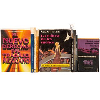 Libros firmados por los autores.  Títulos:  -Fuentes, Carlos. Gringo Vieho. México: Fondo de Cultura Económica, 1985...