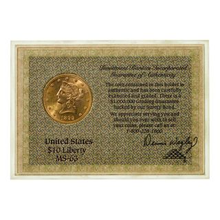 1899 $10 Gold MS-63