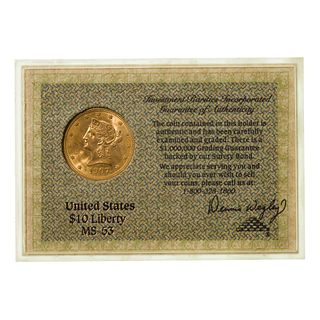 1907 $10 Gold MS-63