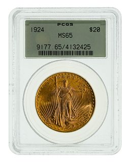 1924 $20 Gold MS-65 PCGS