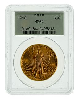 1928 $20 Gold MS-64 PCGS