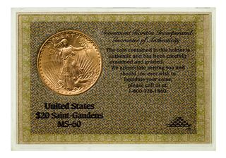 1924 $20 Gold Unc.