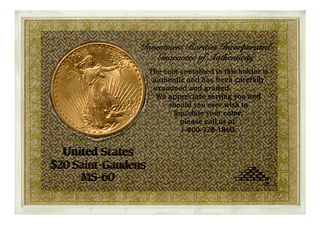1924 $20 Gold Unc.