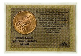 1926 $20 Gold Unc.