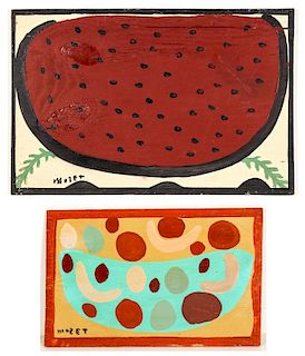 Mose Tolliver (1925-2006) Two Works
