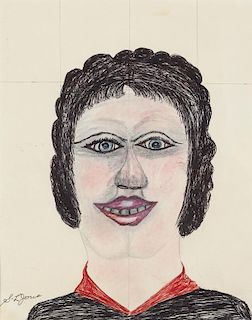 S.L. Jones (American, 1901-1997) Portrait of a Lady