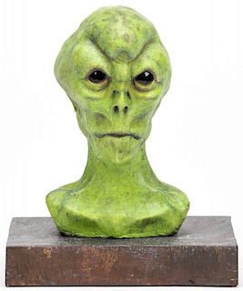 Mike Trovato (20th c.) Alien Bust