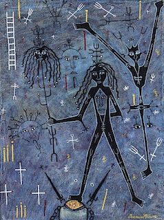 Stevenson Magloire (1963-1994) "Blue Mist Spirits"