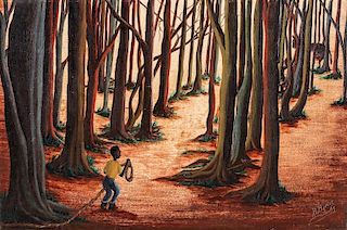 Bourmond Byron (1920-2004) "Elusive Forest", 1961