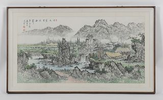 A Large Chinese Landscape 